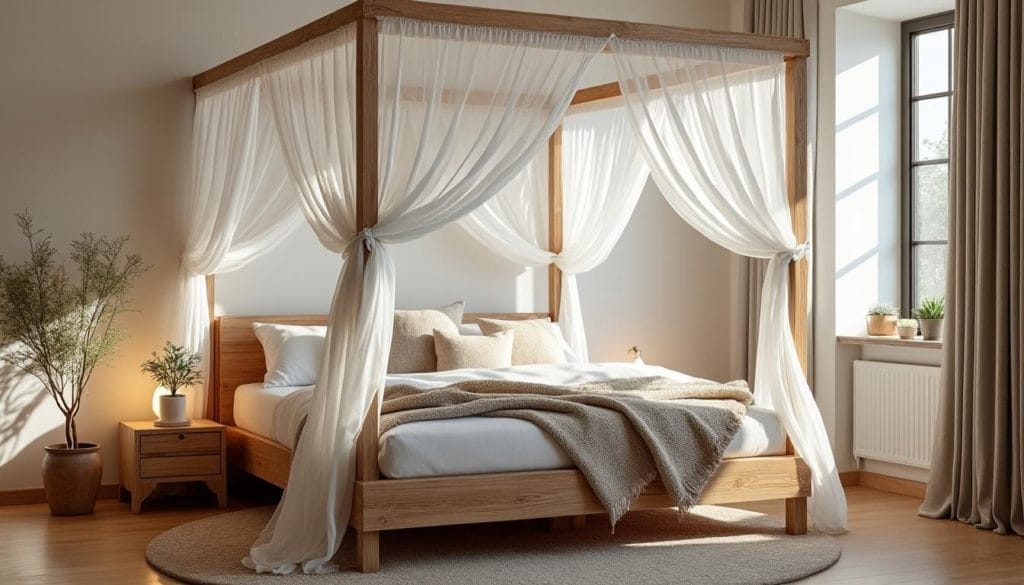 découvrez comment concevoir un lit baldaquin fait maison en utilisant des matériaux simples et accessibles. suivez notre guide étape par étape pour créer un meuble unique qui ajoutera du charme et du confort à votre chambre.