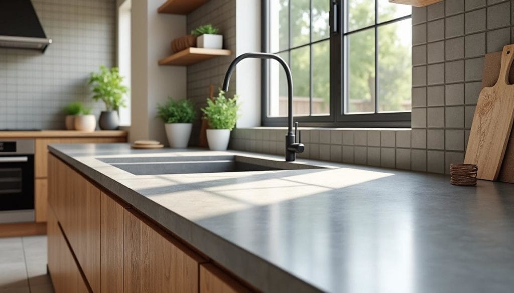 découvrez comment le béton ciré peut transformer votre plan de travail carrelé en une surface moderne et élégante. apprenez les avantages et astuces pour réussir cette rénovation tendance.