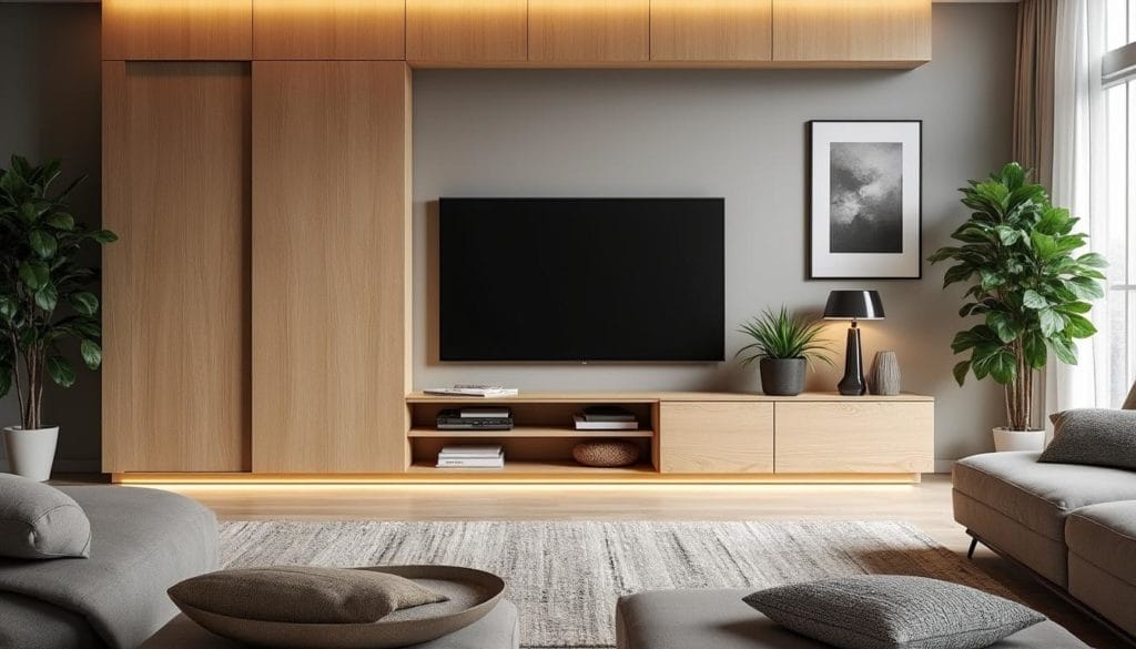 découvrez le cache tv coulissant, une solution ingénieuse pour maximiser votre espace tout en préservant l'esthétique de votre intérieur. idéal pour dissimuler votre équipement tout en offrant un accès facile, ce meuble allie praticité et design.