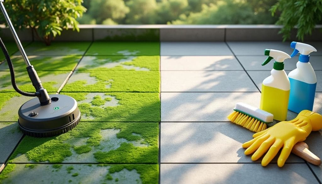 découvrez des astuces pratiques et efficaces pour éliminer le vert sur votre terrasse en carrelage. apprenez à entretenir votre espace extérieur et à lui redonner son éclat d'origine grâce à des méthodes simples et des produits adaptés.